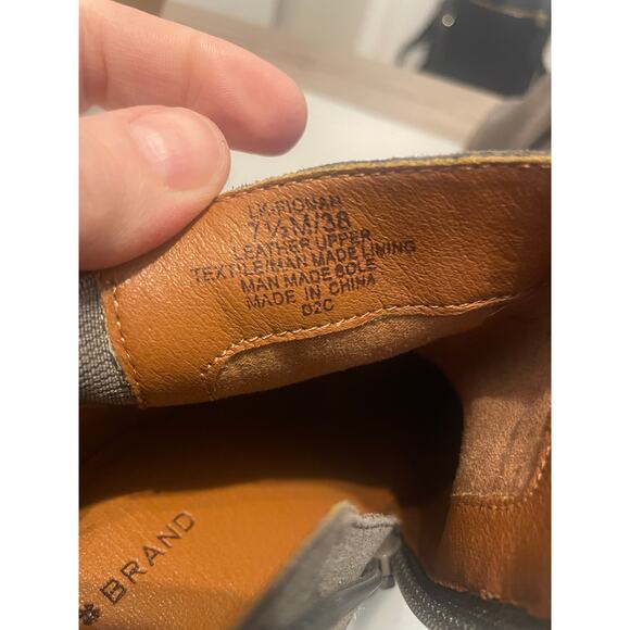 Lucky brand titanium oiled suede gray slip on size 7.5 new in box - Picture 5 of 6